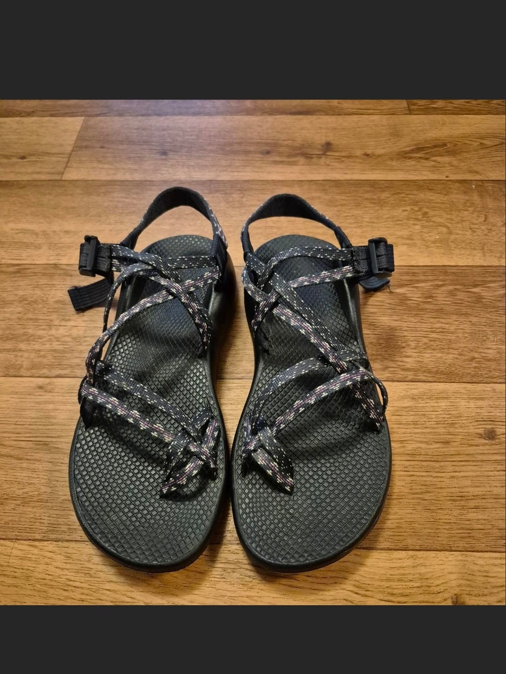Chaco Black Strappy Outdoor Sandals for Women